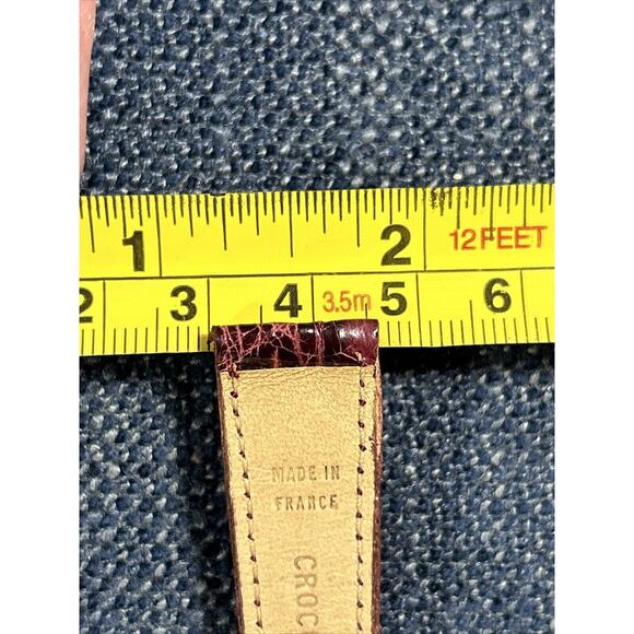 Raymond Weil 16mm Veritable Red Brown Crocodile Leather Watch Band France main image 7